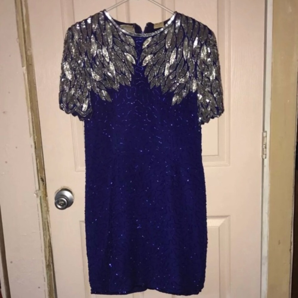 Beautiful beaded stenay dress with wings